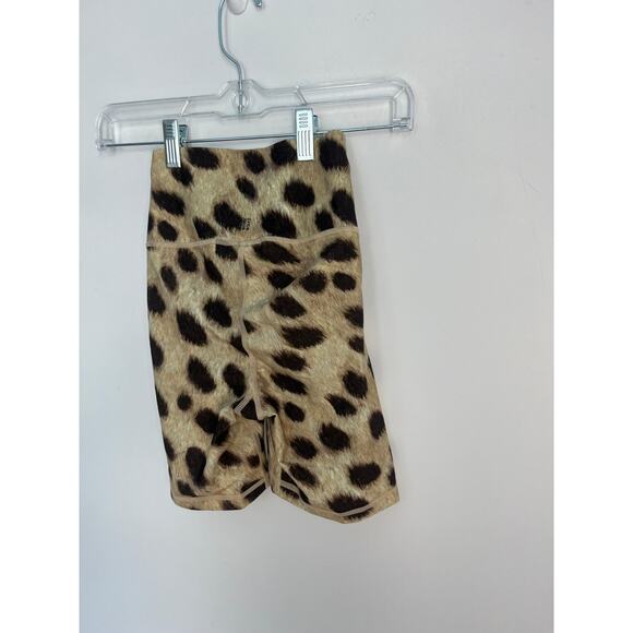 WeWoreWhat Leopard Print Biker Shorts Women XS High Waist‎ Stretch NWT - Picture 10 of 10